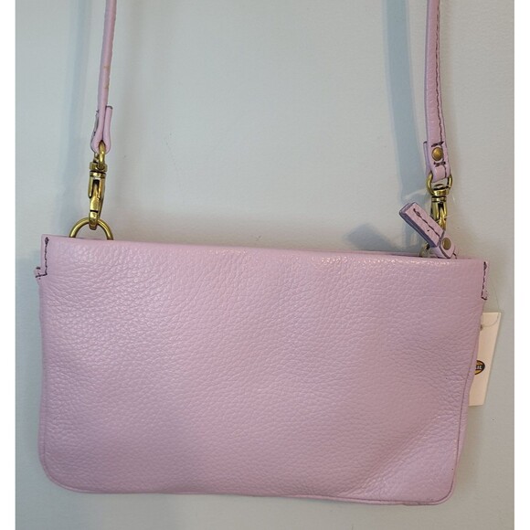 FOSSIL Lavender Pebbled Leather Convertible MIMI Crossbody Clutch Bag NWT Capsul - Picture 3 of 11
